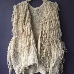 NEW Free People Pinata Parade Fringe Sweater Vest